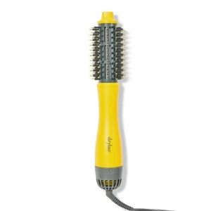 NWT Drybar The Half Shot Blow-Dryer Brush - Yellow and Gray